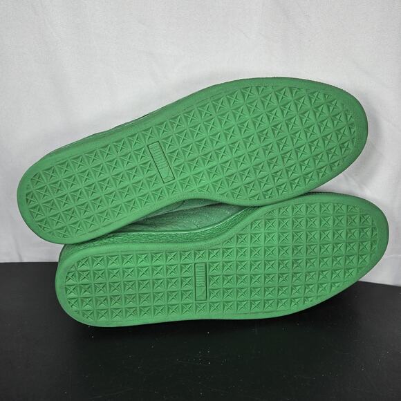 Puma Classics Sneakers Mens 9.5 Archive Green Textured Suede 1968 Heritage Low - Picture 11 of 12